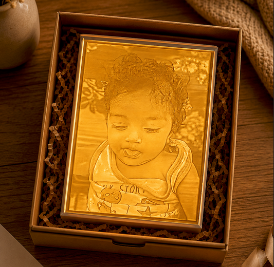 Custom Lithophane Photo Lamp