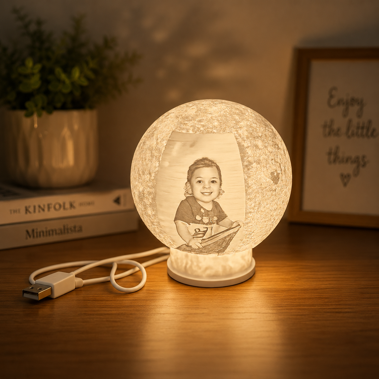 Personalized Moon Lamp
