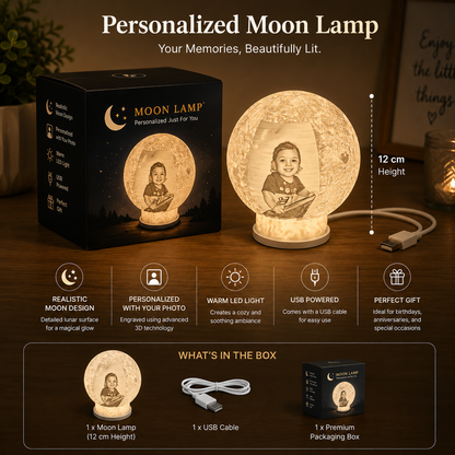 Personalized Moon Lamp