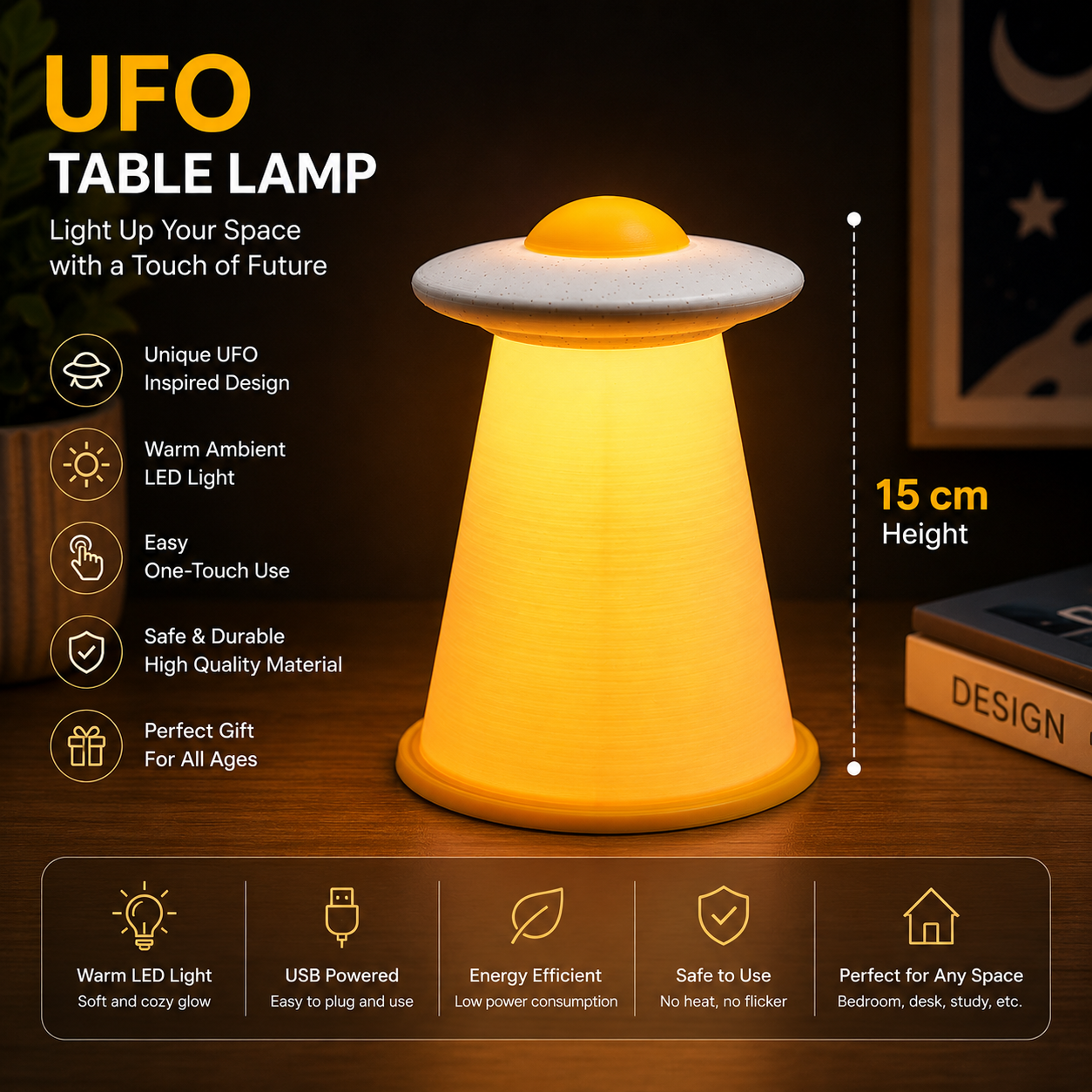 UFO Table Lamp