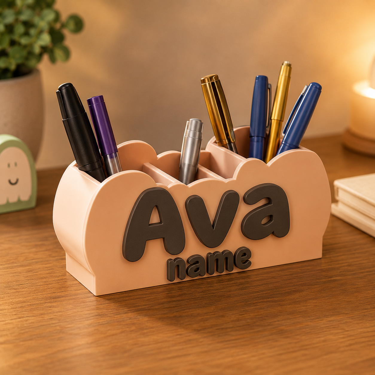 Customizable Name Desk Organiser