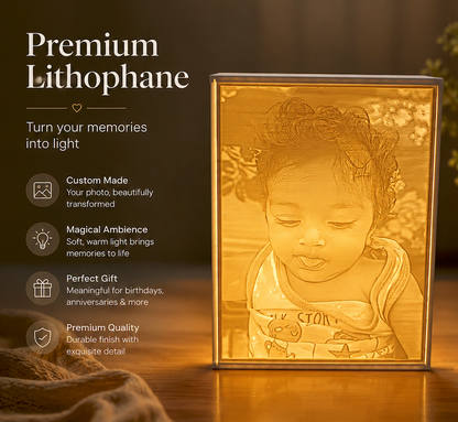 Custom Lithophane Photo Lamp